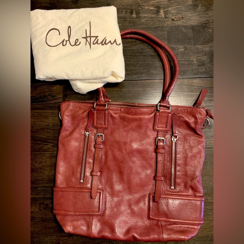 Cole Haan Leather Purse satchel / tote style